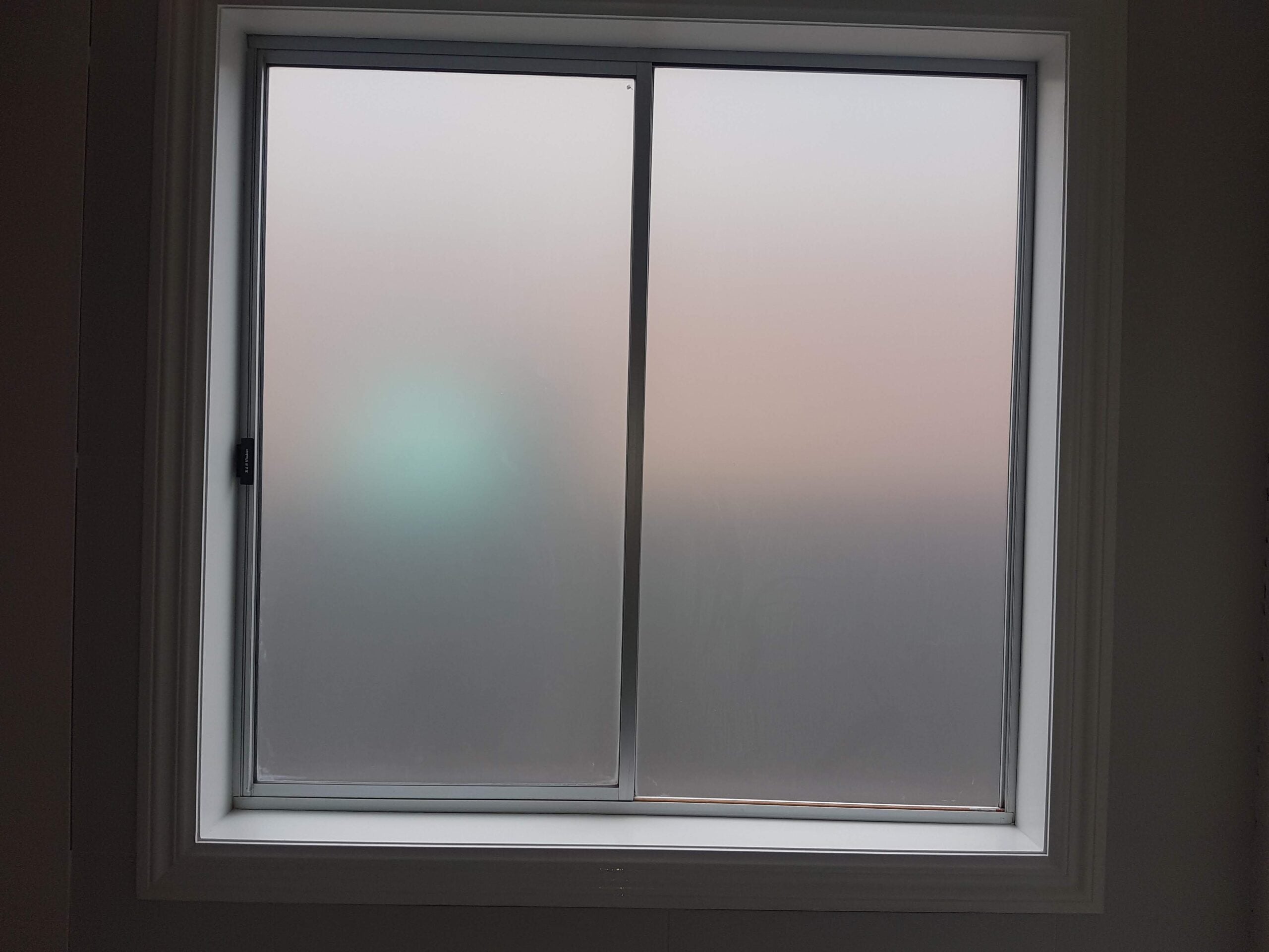 Frosted Window Film (Small Crystal Effect) - Apply To Glass