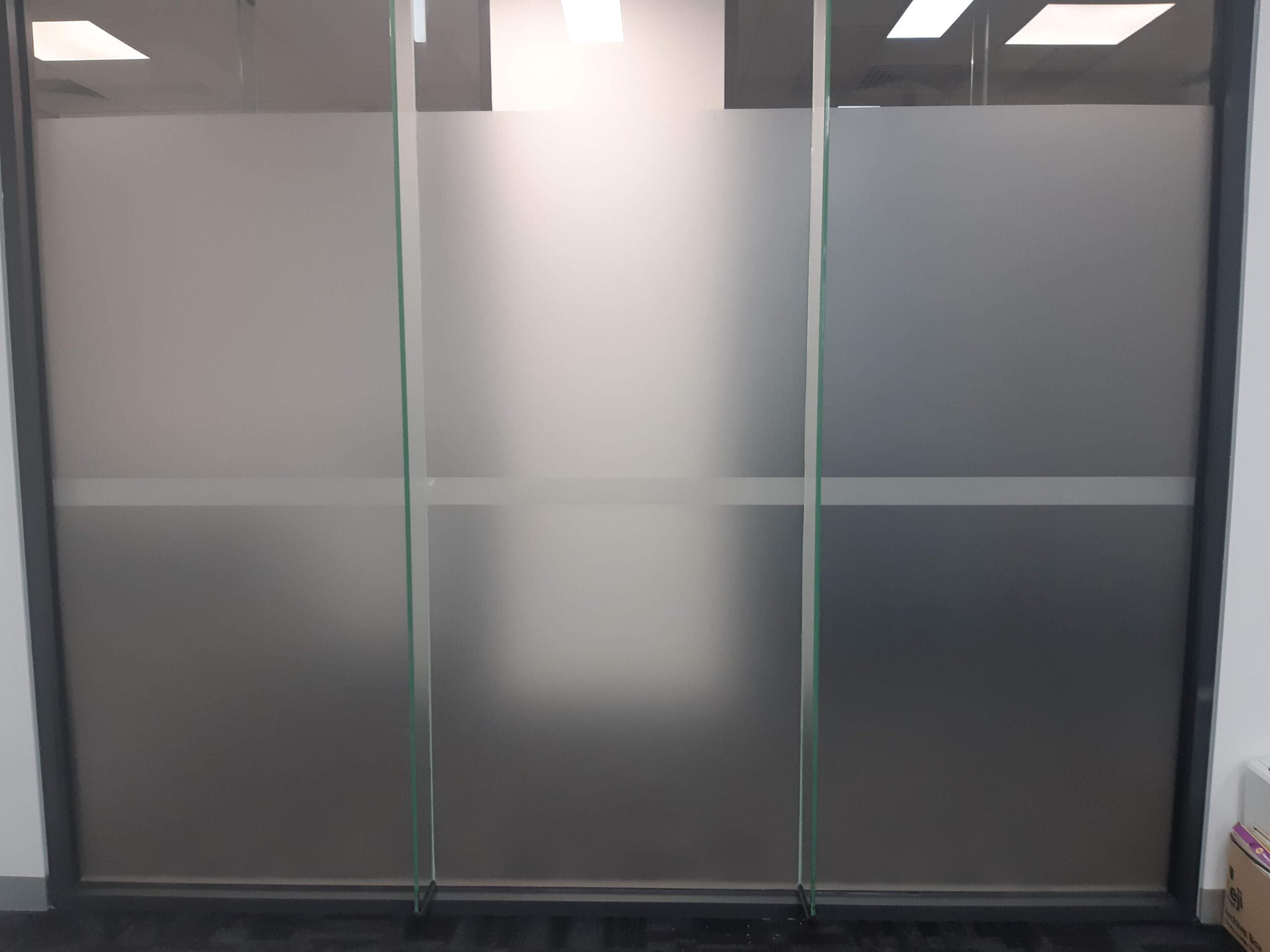 Frosted Window Film (Small Crystal Effect) - Apply To Glass