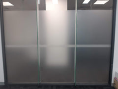 Frosted Window Film (Small Crystal Effect) - Apply To Glass