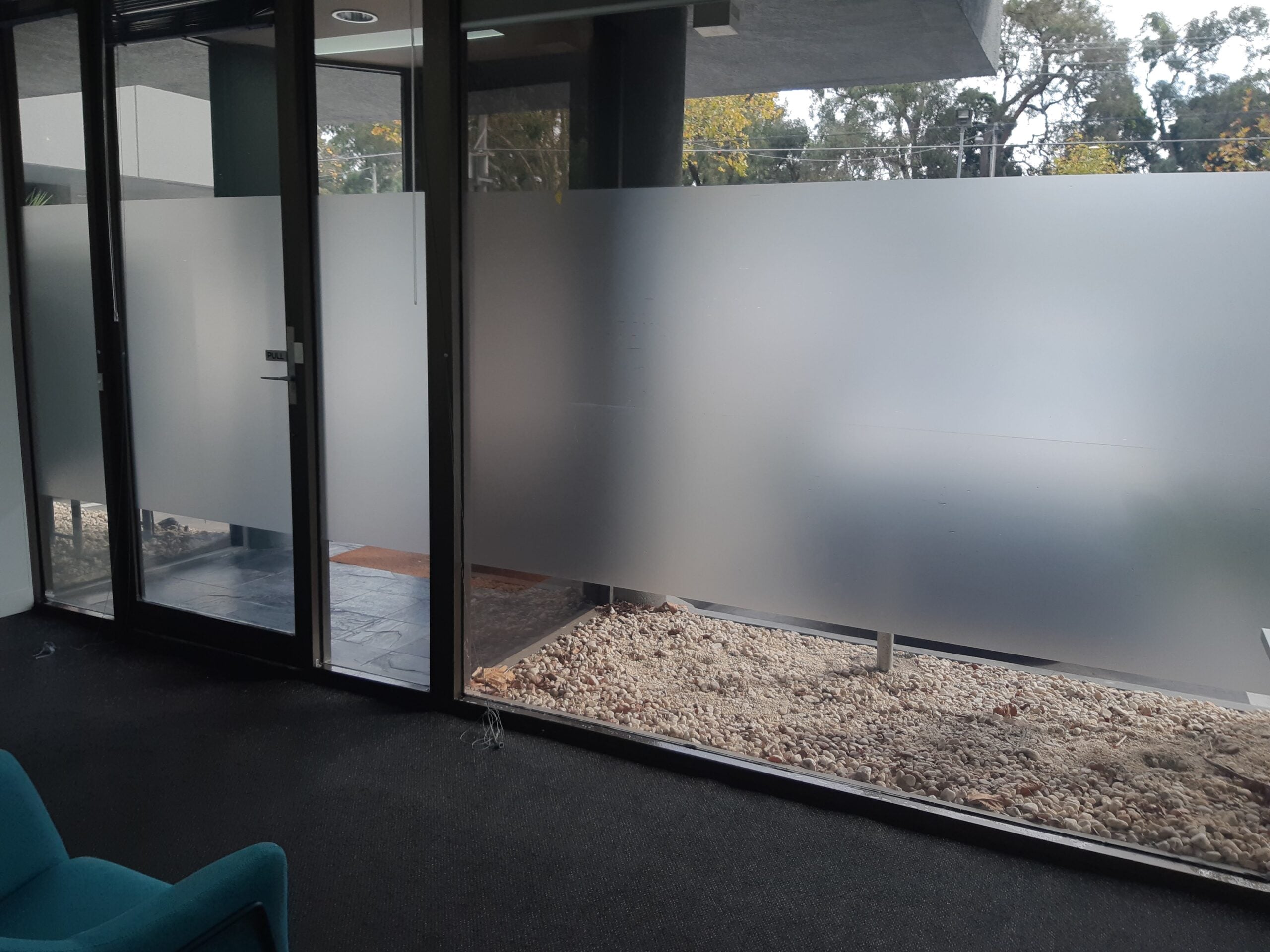 Frosted Window Film (Small Crystal Effect) - Apply To Glass